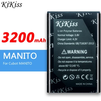 3200mAh Høj Kapacitet Batteri Til CUBOT MANITO Mobiltelefon Batteri Batterie Batería