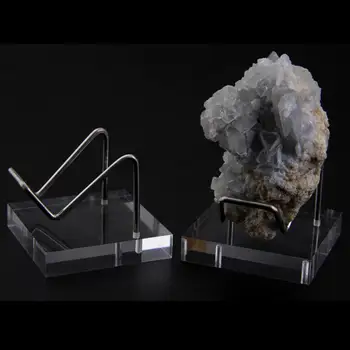 10stk Displayet Stå Geode Fossile Mineral Rock Crystal Ball Agat Akryl Stand Holder