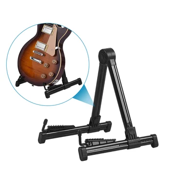 Generelt Instrument Stå ABS Plast Udtrækkelig Sammenklappelig Stand Holder til Bas, Guitar, Violin, Ukulele, guitar stativ guitar-dele