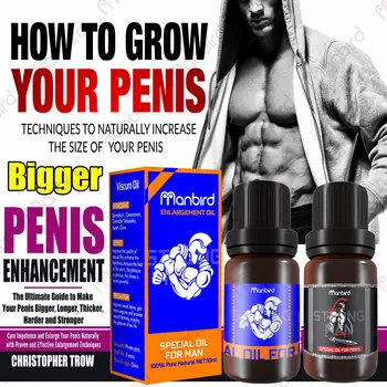 Cock Udvidelsen Forstørre Penis Udvidelsen Olie Øge Vækst Anal Smøring Sexo Smøremiddel til Sex Intime Varer for Voksne