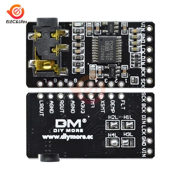 PCM5102 DAC I2S Interface Dekoder lydkort yrelsen Digital Audio GY-PCM5102 Phat-Format Afspiller Modul til Raspberry Pi