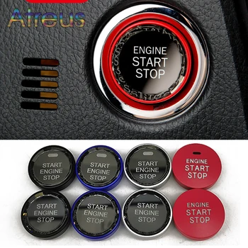 Bil Start Stop Engine-Tryk Knapperne Trim for LEXUS IS250 ES GS NX RX350 EX350 LX57 IS250 Interiør Styling, Auto Tilbehør