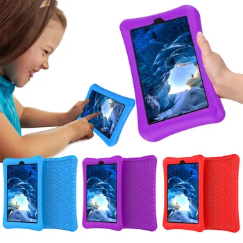 Case Cover Til 2017 Amazon Kindle Fire HD 7-Tablet Tilfælde Børn Silikone Case Cover Beskyttende Dække Drop Shipping 0118#2