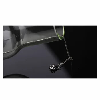 ROLILASON Nye Box Chain Halskæde engrospris Ren 925 Solid Sterling Sølv, 45 cm 2017 Fine Smykker SN102