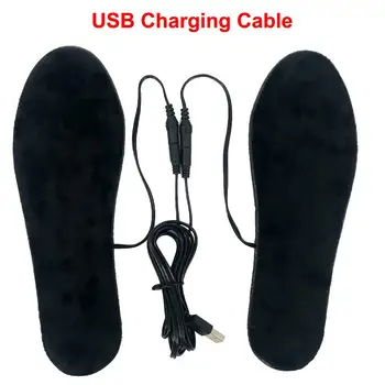 USB-Elektrisk-termiske Indersål Opvarmet Indersål Feber Varm Mund Skat Vaskbar Kan Skæres Cykling Forsyninger