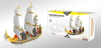 66503 1860 Pc ' Titanic Krydstogtskib Model Båd Diy Diamant Byggesten Mursten Kit Børn Legetøj