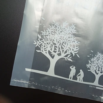 100pcs Lykke Træ, Plast gavepose Dele En Lækker Liv indkøbsposer Jul Bryllup Part Gave Emballage Poser